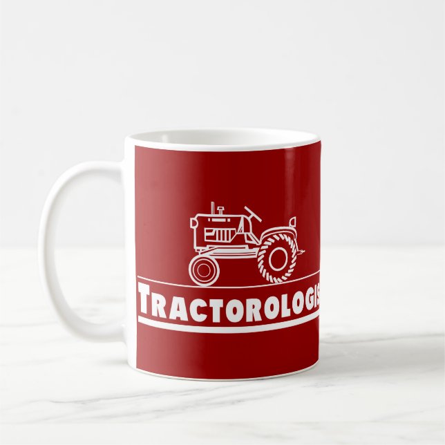 Caneca De Café Ologista do Trator RED (Esquerda)