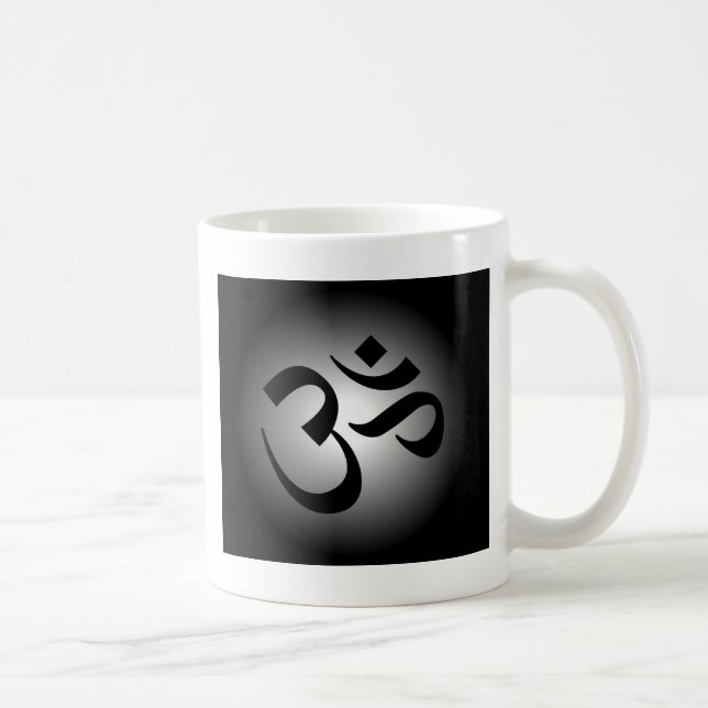 Caneca De Café OM Hindu - símbolo da meditação (Direita)