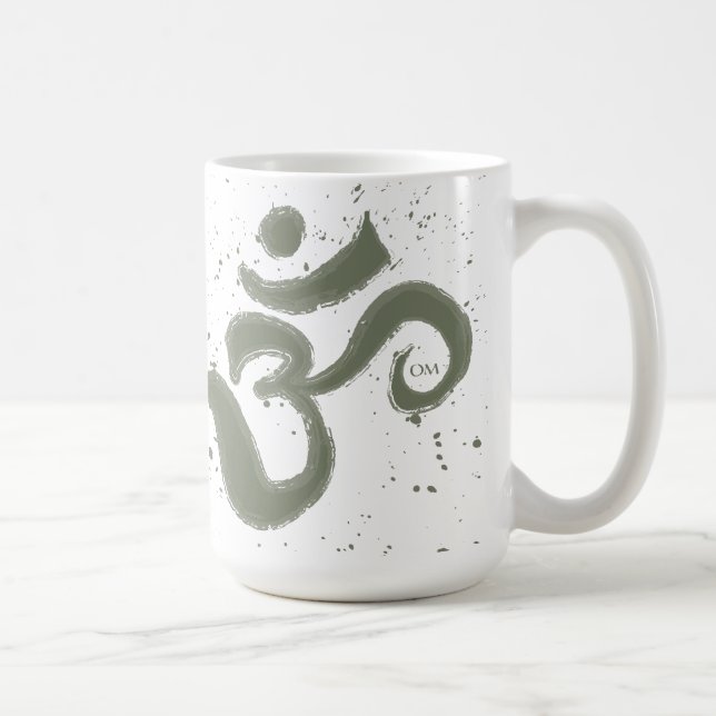 Caneca de café Om Splatter (Direita)