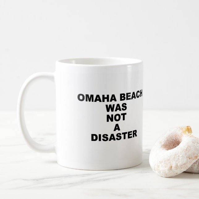 Caneca De Café Omaha Beach Mug (Com Donut)