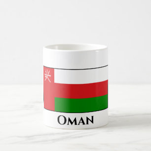Caneca De Café Oman Flag