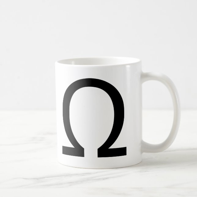 Caneca De Café Omega (Direita)