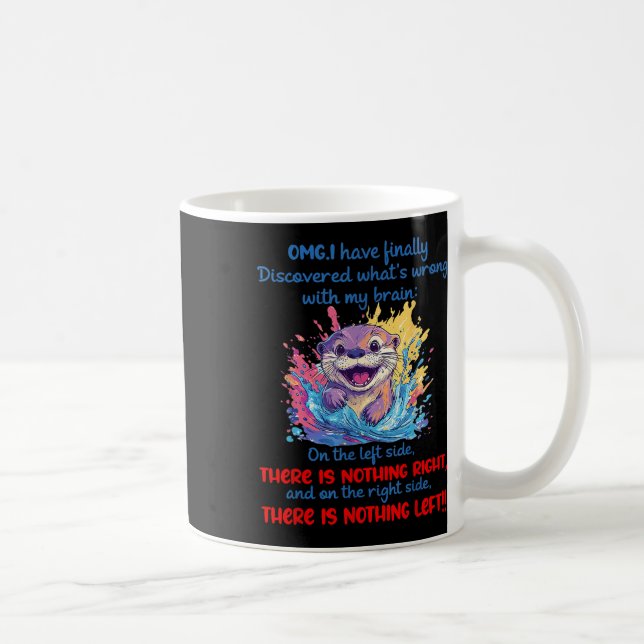 Caneca De Café Omg Eu Finalmente Descobri O Que Há De Errado Com  (Direita)