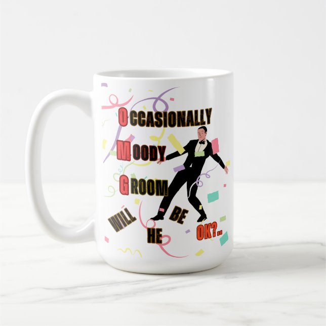 Caneca De Café OMG Moody Dancing Groom (Esquerda)