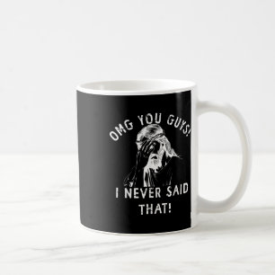 Caneca De Café Omg Pessoal Não Foi O Que Eu Disse Jesus Meme Cris
