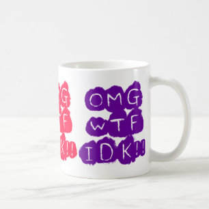 CANECA DE CAFÉ OMG WTF IDK!!