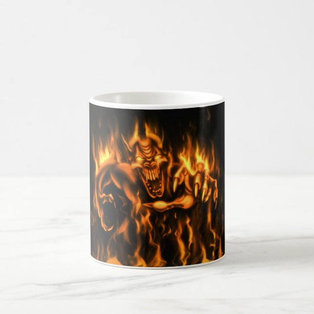 Caneca De Café On taça fire (Centro)