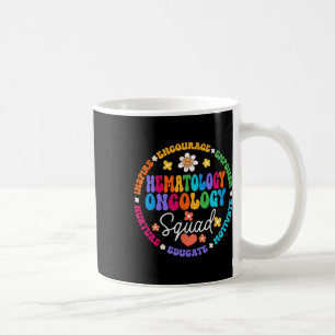 Caneca De Café Oncologia Enfermeira Hemonc Pediátrico Esquadrão D