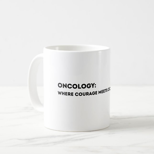 Caneca De Café Oncology Definition Card – Thank You Oncologist  (Frente Esquerda)