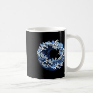 Caneca De Café Onda Cura De Gatos Azuis Para Kamala 2