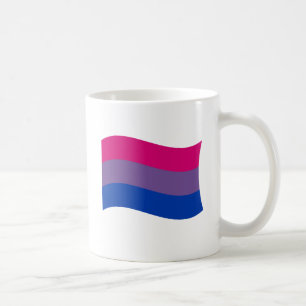 CANECA DE CAFÉ ONDA DE BANDEIRA BISEXUAL