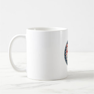 Caneca De Café Onda de Calor da Liberdade Patriótica Clima de Ver