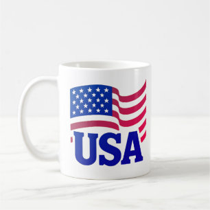 Caneca De Café Onda de Unidade dos Estados Unidos