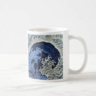 Caneca De Café Onda feminino, Hokusai