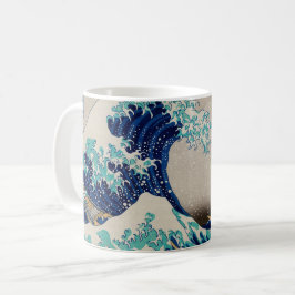 Caneca De Café Onda Japonesa