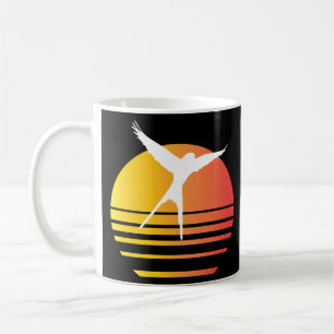 Caneca De Café Onda Sintética Wingspan - Gráfico inspirado no j