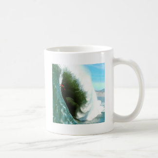 Caneca De Café Onda surfando íngreme grande