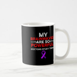 Caneca De Café Ondas Cerebrais de Conscientização da Epilepsia Gu