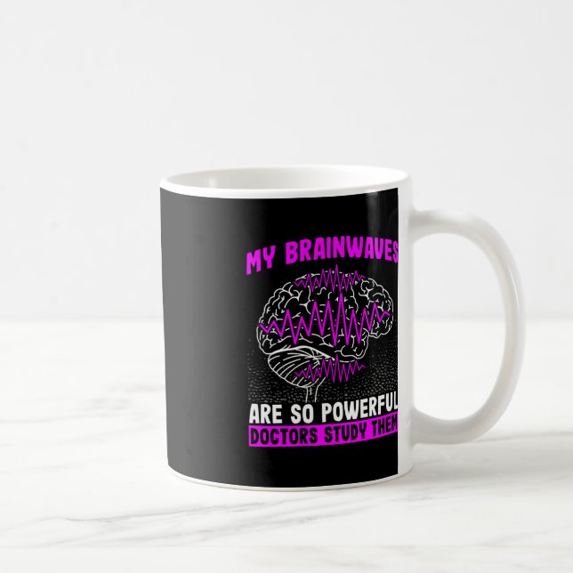 Caneca De Café Ondas Cerebrais São Médicos Tão Poderosos Estudam  (Direita)