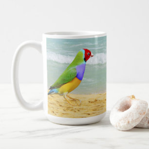 Caneca De Café ondas, céu e surf na praia de boa vista