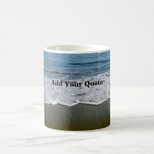 Caneca De Café Ondas com Cotação Personalizada
