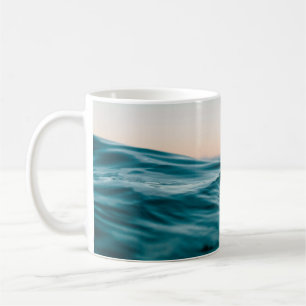 Caneca De Café Ondas de água oceânica praia mar natureza