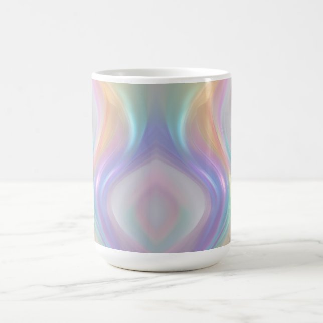Caneca De Café Ondas de Luz (Centro)
