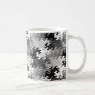 Caneca De Café Ondas do cinza