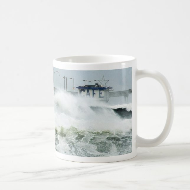 Caneca De Café Ondas do EL Nino (Direita)