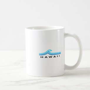Caneca De Café Ondas do Havaí Vintage Homens Mulheres Meninos Sou
