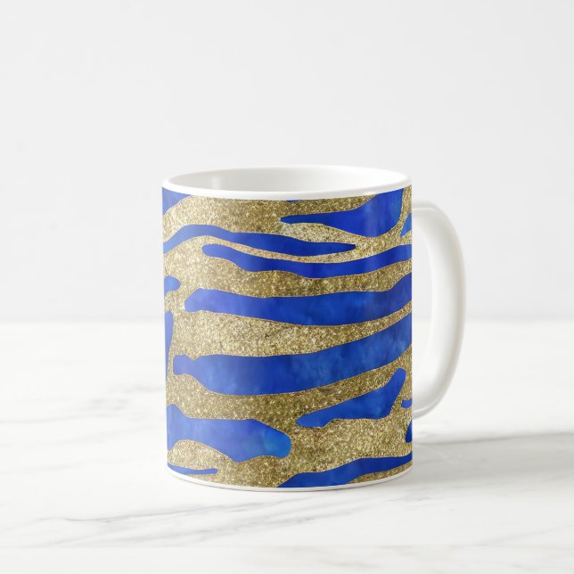 Caneca De Café Ondas Fraturadas de Capa 04 (Frente Esquerda)