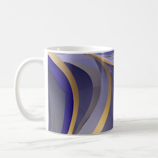 Caneca De Café Ondas Fraturadas de Capa 07 (Esquerda)