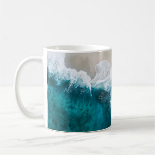 Caneca De Café Ondas marítimas - Costa das Maldivas