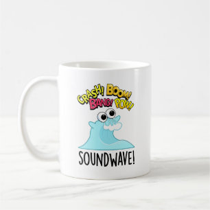 Caneca De Café Ondas Sólidas, Funny Ocean Pun