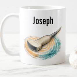 Caneca De Café Ondas Sonoras de Sonda de Sonografia Personalizada