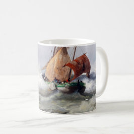 Caneca De Café Onde a natureza reina: paisagem tempestuosa com ga
