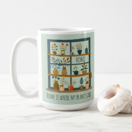 Caneca De Café Onde estão as minhas plantas | Plantas plantadas