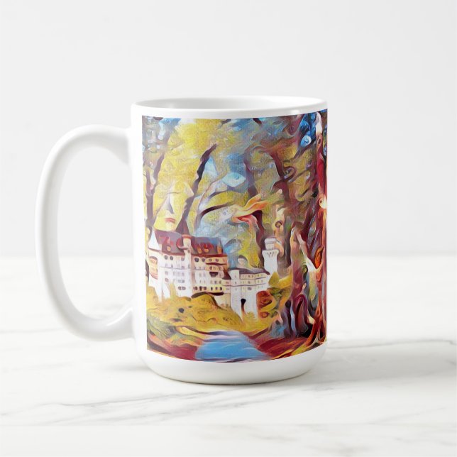 Caneca De Café Onde Os Unicórnios Tocam Pop, Café Mug (Esquerda)