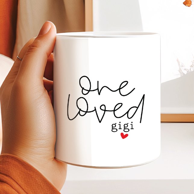 Caneca De Café One Loved Gigi (Criador carregado)
