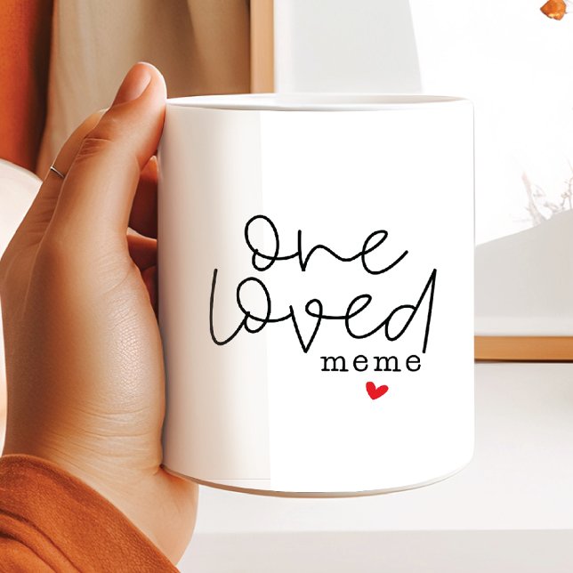 Caneca De Café One Loved Meme (Criador carregado)