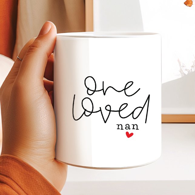 Caneca De Café One Loved Nan (Criador carregado)