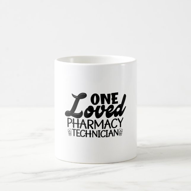 Caneca De Café One Loved Pharmacy Technician Pharmacist Medicine (Centro)