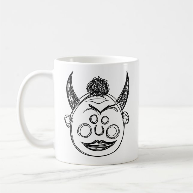 Caneca De Café Oni do Japão (Esquerda)