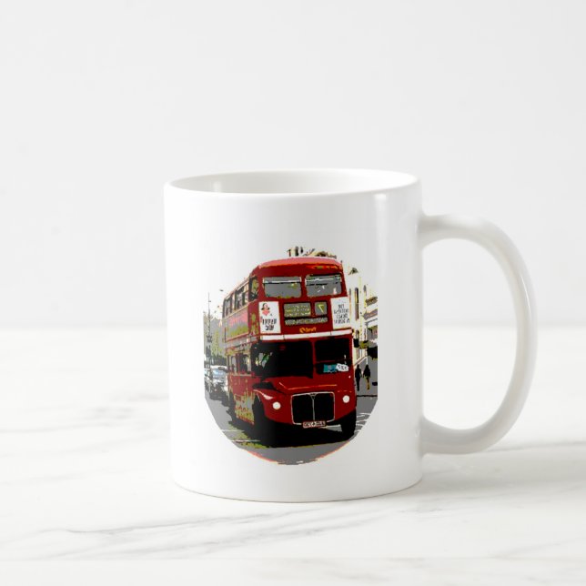 Caneca De Café Ônibus Routemaster Red Bus de Londres (Direita)
