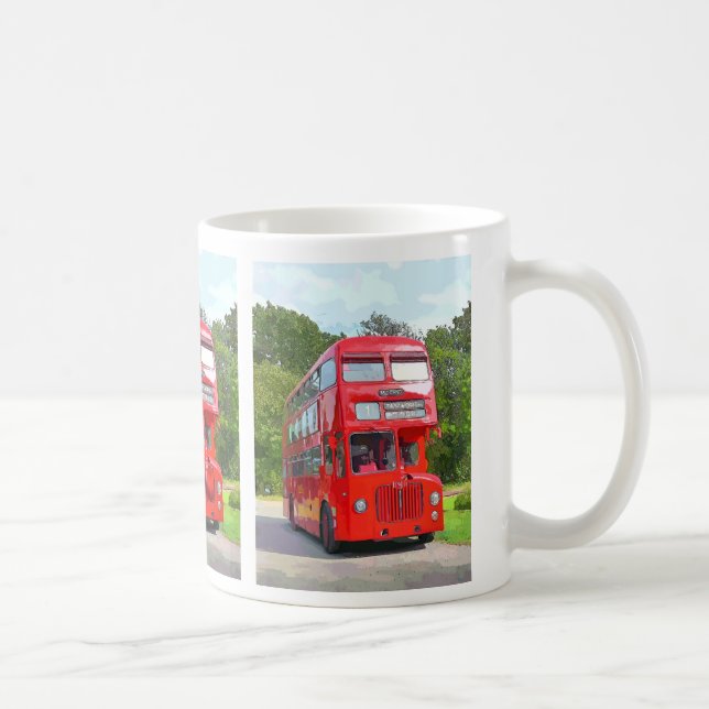 CANECA DE CAFÉ ÔNIBUS VERMELHO BRITÂNICO (Direita)