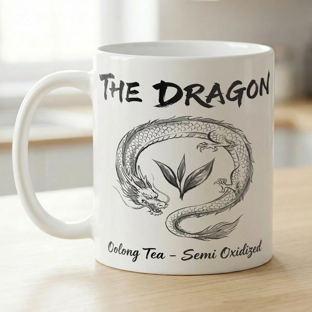 Caneca De Café Oolong Dragon Tea Recipe Semi Oxidized  (Criador carregado)