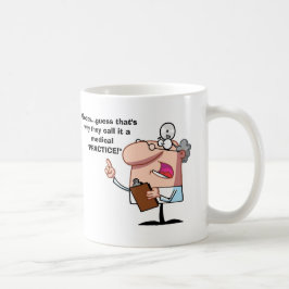 Caneca De Café Ooops…."Prática médica "