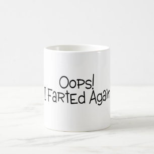 Caneca De Café Oops eu Farted outra vez
