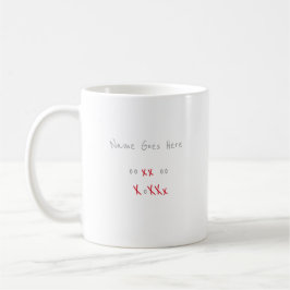 Caneca De Café ooxxooXoXXx feito sob encomenda