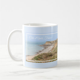 Caneca De Café Opal Coast Turquoise Sea and Cliffs